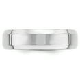 thumbnail image 3 of Bracelet Confort en Or Blanc 14K avec Bord Biseauté 6mm Taille 9, 3 of 4