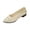 Beige, variant on Womens Casual Woven Flats, Breathable Hollow Out Knit Slip On Shoes, Comfortable Low Heel Loafers for Walking, Driving & Office Work, Lightweight Summer Mesh Footwear, Versatile Style for Daily Use