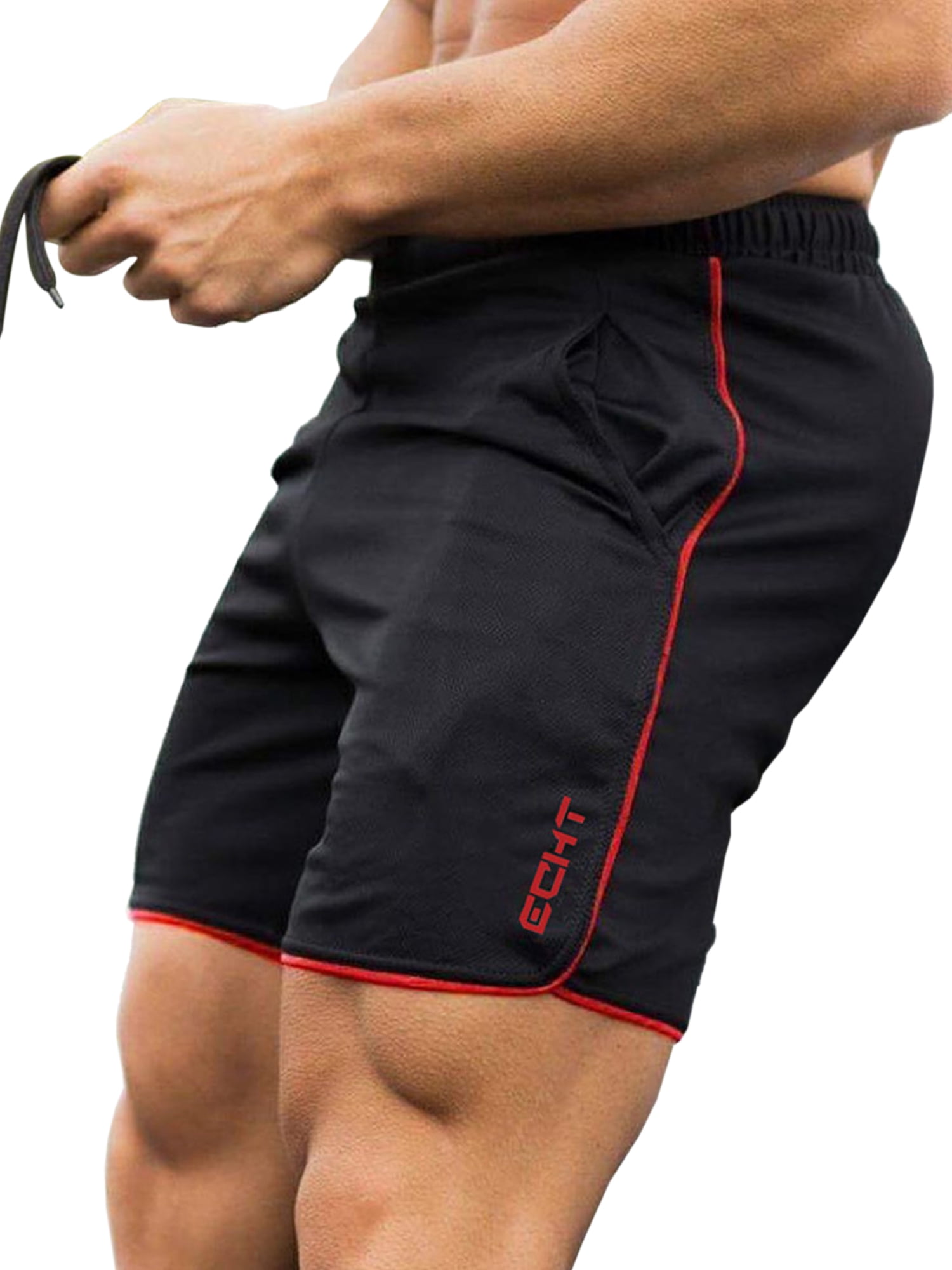Mens Fitness Sports Shorts Football Pant Quick Dry  Gym Workout Training Running 