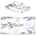 thumbnail image 2 of Dreamtimes Lavender Bath Towel Set of 3, Absorbent Soft Bathroom Towel with Hand Towel & Washcloth for Hotel, Beach, Gym and Spa, 2 of 7