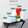 thumbnail image 2 of serony Plastic TV Top Shelf Screen Storage Bracket Rack L 11.81x4.45 inch White, 2 of 9