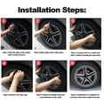 thumbnail image 4 of Wheel Rim Protector, Wheel Trim Ring 18 Inch Orange Superior Durability  for Vehicles with Flat Wheel Edges, 4 of 7