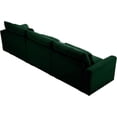 thumbnail image 5 of Oversized Cloud Couch for Living Room, 122" Comfy Corduroy Sofa with Lumbar Pillow, Modern Oversized 3 Seater Sofa Modular Couch with Wide Armrest for Living Room, Apartment, Office, Green, 5 of 8