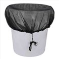 thumbnail image 4 of 4 Pcs Filet de Couverture en Maille Extérieur pour Barils de Pluie, Seaux de Collecte d'Eau Couverture de Réservoir Outil de Récolte Protecteur Filet, 4 x Couverture en Maille, Noir, 4 of 9