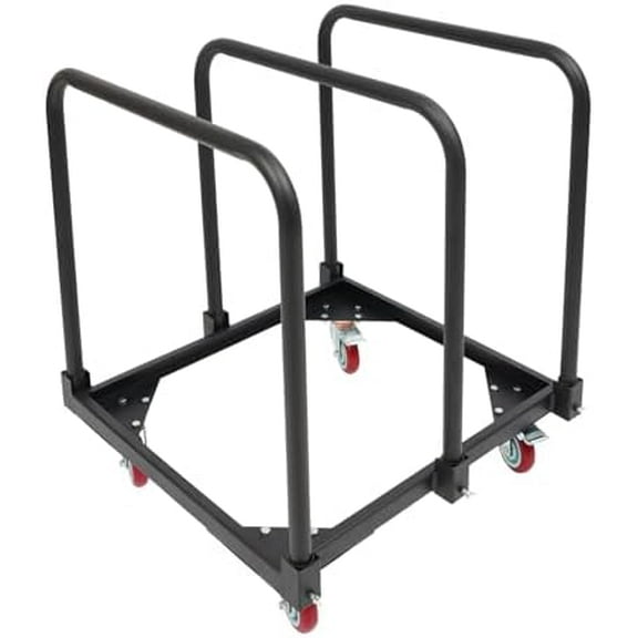 3-Pole Panel Cart, Heavy-Duty Folding Table Cart, Drywall Dolly with 4 Universal Wheels for Party Events Factory Hotel Warehouse, 200lbs$$Tools