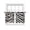 Black, variant on Black White Zebras Sheer Curtains 45 Inch Length 2 Panels Set - Light Filtering Window Treatments, Vintage Abstract Art Rod Pocket Semi Curtains for Living Room/Bedroom/Kitchen Décor, 104"W x 45"L