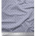 thumbnail image 1 of Soimoi Polyester Crepe Fabric Anchor Hook Nautical Print Fabric by The Yard 42 Inch Wide, 1 of 3