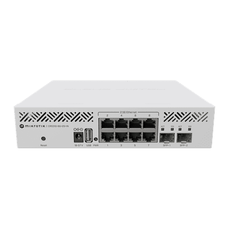 Mikrotik Switch CRS310-8G 2S IN 2.5/10 Gigabit combo 256 MB RAM SFP  ports