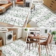 thumbnail image 5 of Area Rugs 2.7'x5', Green Grey Botanical Carpet for Living Room Bedroom Dining Room, Spring Floral Summer Farmhouse Throw Kitchen Rugs Non Slip Washable Rectangle Indoor Outdoor Rugs, 5 of 8