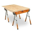 thumbnail image 5 of Bora Tool PM-4550 Speedhorse XT Portable Heavy Duty Metal Sawhorse with Adjustable Legs, Orange, 5 of 7