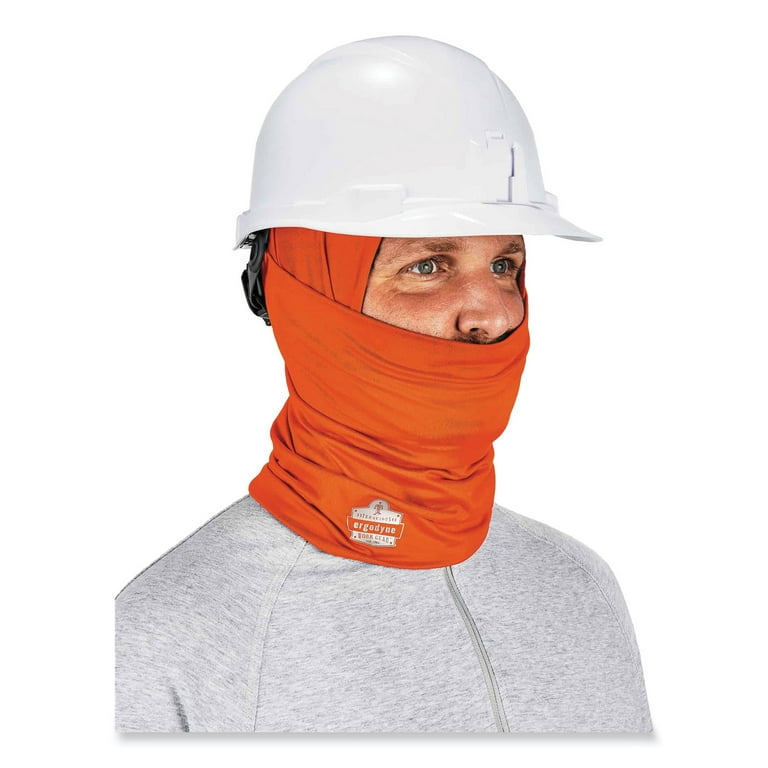 Chill-Its 6487 Cooling Performance Knit Multi-Band, Polyester/Spandex, One Size, Hi-Vis Orange, Ships in 1-3 Business Days