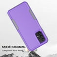 thumbnail image 6 of For Samsung Galaxy A03S A13 A14 A23 A32 A34 A53 A54 5G Case,Njjex 2 in 1 PC Phone Case ,Rubber & Rugged Shockproof Full Body Protection Case Cover-Purple, 6 of 6