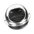 thumbnail image 1 of Grille Ronde en Acier Inoxydable avec Évent pour Extracteur - Couvercle de Grille à Nez de Taureau 12 cm, 1 of 9