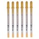 thumbnail image 1 of Bolígrafo Sakura Metallic Gelly Roll 1.0mm Bola (Dorado, 6), 1 of 5