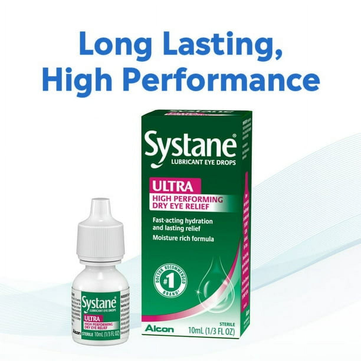 Systane Ultra Dry Eye Care Symptom Relief Eye Drops, Twin Pack - 5-Pack