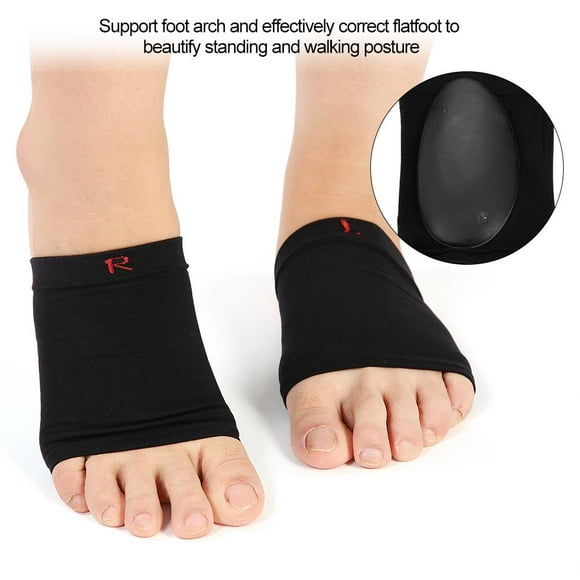 TOPINCN Arch Support Pads, Orthotic Silicone Feet Foot Arch Support Cushion Shoe Insoles Pads Sore Relieve, Orthotic Arch Support