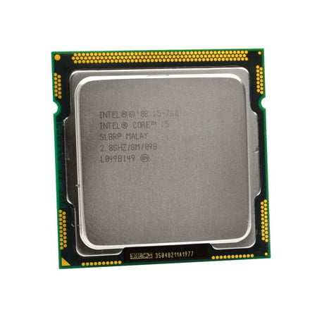 Intel Core i5-760 Slbrp Quad 2.8GHZ L3 Cache 8MB LGA1156 CPU Processor USA Intel Core I3 I5 I7 LGA1156 (I3 Processor Or I5 The Best)