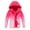 Magenta Gradient, variant on MGEOY Girls Rain Jackets Lightweight Waterproof Hooded Raincoats Windbreakers