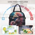 thumbnail image 4 of Naloa Ocean Seahorse Print Lunch Bag for Women & Men Insulated Lunch Box or Cooler Lunch Tote Bags for Work, Travel, Outdoor, 4 of 5