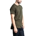 thumbnail image 3 of Victorious Men's Hipster Long Length Curved Hem T Shirt, Up To 5X, 3 of 8