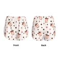 thumbnail image 5 of Lsque Milk Tea Printed Women's Running Shorts with Liner Pockets,Elastic Quick Dry Workout Athletic Gym Yoga Shorts,Womens High Waist Shorts-Small, 5 of 9