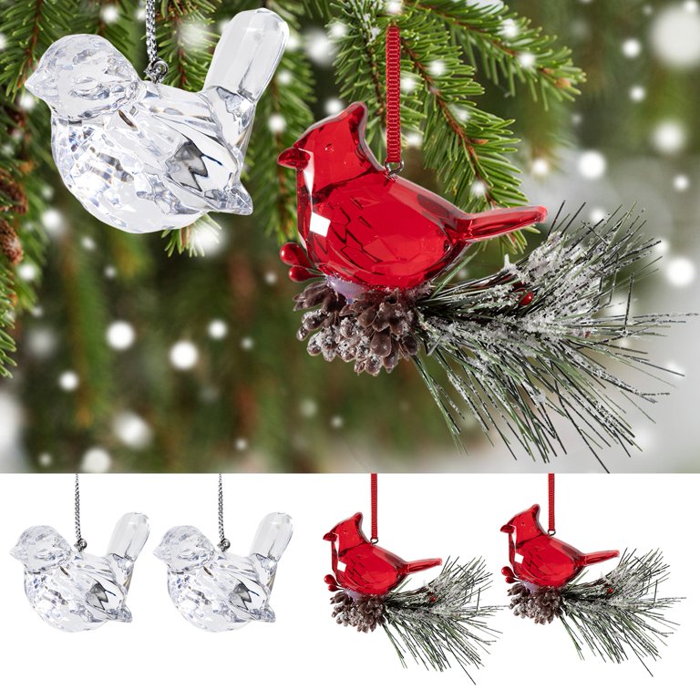 Hanging Bird Christmas Ornament