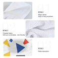 thumbnail image 2 of Yayeee Kitchen Hanging Hand Towels Set of 2 with Loop Bathroom Absorbent Tie Towel, Black Simple Shapes, 2 of 5