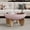 Pink&Walnut, variant on Atumcto 30" Round Coffee Table, Mid-Century Bowl-Shaped Low Center Table with Solid Wood Legs for Living Room, Small Space, Olive&Walnut
