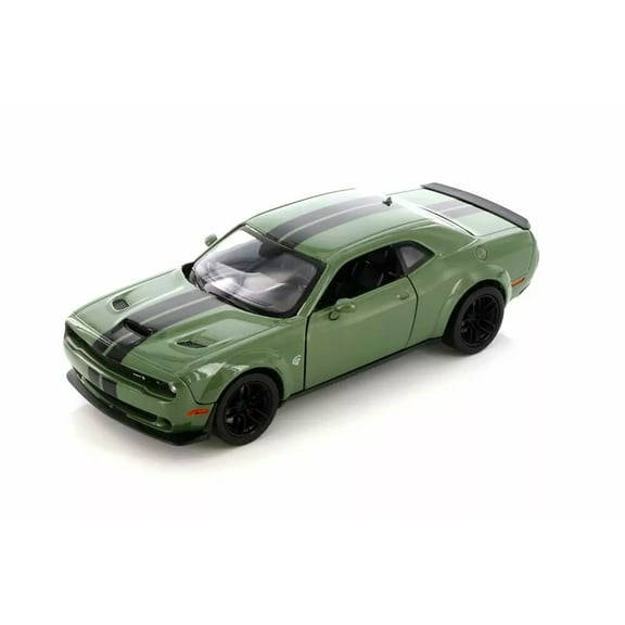 2018 Dodge Challenger SRT Hellcat Widebody Hard Top, Green - Showcasts 71350GN - 1/24 Scale Diecast Model Car