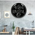 thumbnail image 3 of Craftnamesign Custom Dental Clinic Metal Wall Art LED Light, Personalized Dentist Office Name Sign, 3 of 5