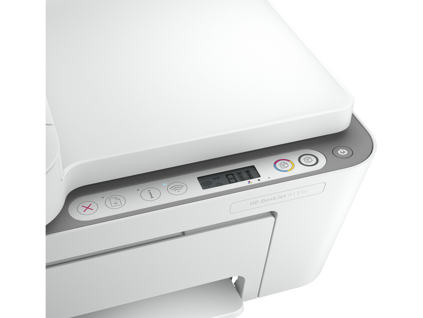 HP DeskJet 4155e All-in-One Inkjet Printer, Color Mobile Print, Copy, Scan, Send - image 2 of 7