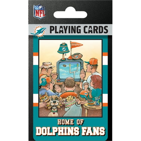 MasterPieces Officially Licensed NFL Miami Dolphins Fan Deck Playing Cards – 54 Card Deck MasterPieces Officially Licensed NFL Miami Dolphins Fan Deck Playing Cards – 54 Card Deck