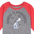 thumbnail image 3 of Disney Winnie The Pooh - Eeyore Winter is Wonderful - Toddler & Youth Raglan Graphic T-Shirt, 3 of 6