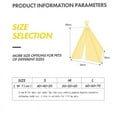 thumbnail image 4 of Pet Tent House Cat Bed Portable Teepee With Thick Cushion And 6 Colors Available For Dog Puppy Excursion Outdoor Indoor, 4 of 5