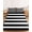 Black, variant on Cal.King Size Fitted Sheet Set - Black Striped 3 Piece Bedding Sets 16" Deep Pocket Fitted Sheet with 2 Pillowcases, Modern Simple Monochrome Geometric White Brushed Microfiber Hotel Bed Sheets