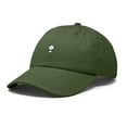 thumbnail image 5 of Dalix Lil Alien Embroidered Cotton Cap Outdoor Space Nature Dad Hat Mens in Olive, 5 of 5