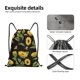 thumbnail image 4 of Fotbe Bees and Sunflowers Bolsa Mochila con Cordón Estampada, Bolsa de Gimnasio Deportiva, Bolsa Cinch, Bolsa con Cordón para Hombres y Mujeres-Small, 4 of 6
