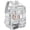 B-Gray, variant on KOITHOT Clear Backpack Heavy Duty, Waterproof PVC Transparent Backpacks for Adults, Black Book Bag for School Travel