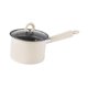 thumbnail image 5 of Olla para freír profunda con colador, olla grande para cocinas de fuego abierto y freidora con tapa Blanco, 5 of 9