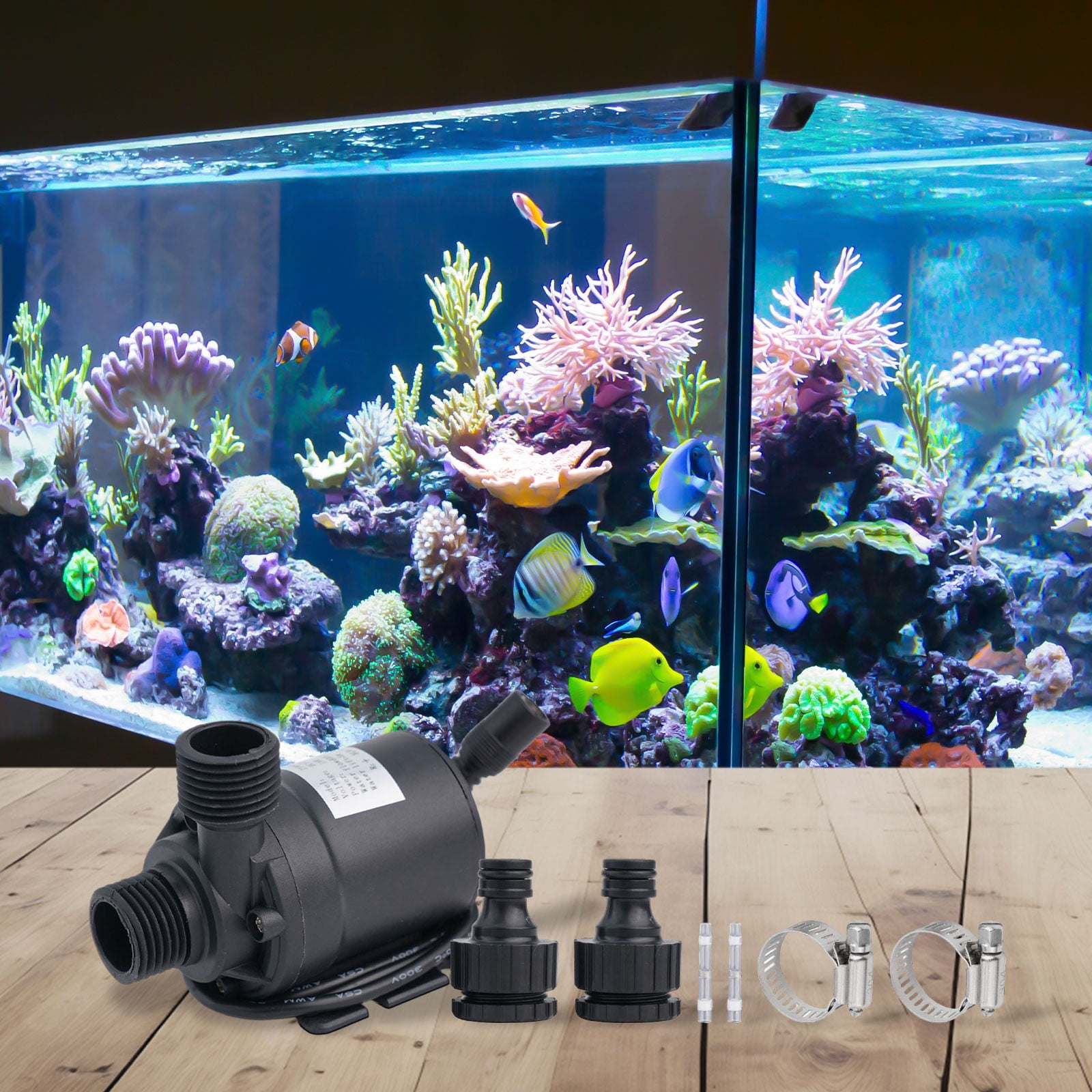 Dc 12V 800L/H Brushless Submersible Water Pump For Solar Fountain Aquarium Pond