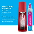 thumbnail image 3 of SodaStream Terra Sparkling Water Maker (Red) Bundle with CO2, 2 Bottles and 2 bubly Drop, 3 of 9