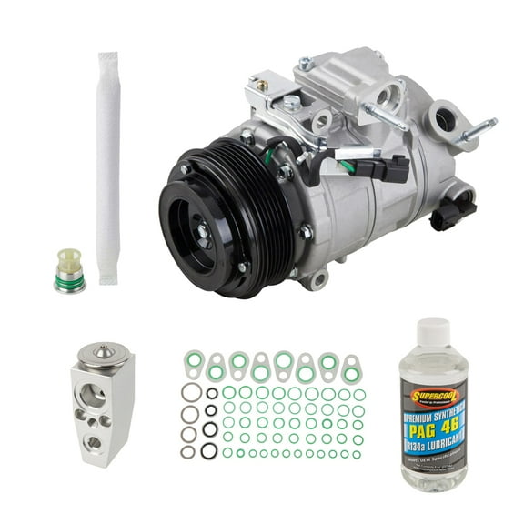 For Ford Flex Taurus & Lincoln MKT MKS AC Compressor w/ A/C Repair Kit - BuyAutoParts