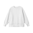 thumbnail image 4 of Falkdiz Warm Shirts for Girls Comfy Long Sleeve With Mitten-Style Cuffs Tops Outdoor Winter Daily Crew Neck Casual Girls Pullover , White , Size: 15-16 Years, 4 of 8