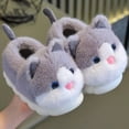 thumbnail image 2 of Girls Cartoon Slippers Warm Indoor Winter Shoes Kids Home Footwear Clothes, 2 of 4