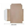 thumbnail image 2 of 6x8 Inches Rigid Cardboard Mailers - Paper Material, Durable, Lightweight, Self-seal, Recyclable, for Small Items, 2 of 2