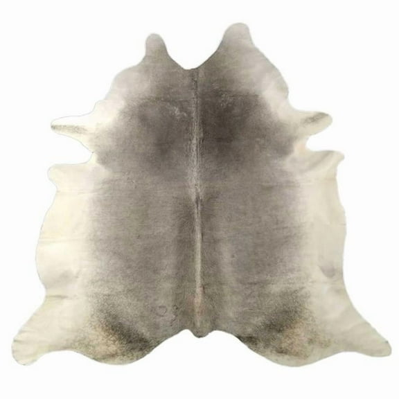 HomeRoots 334427 Natural Grey Brazilian Cowhide Rug