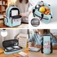 thumbnail image 5 of Yspwyqan Girls Cute Pink Horse Kids Backpack Set 4 Pcs Lightweight 600D Polyester Kids Backpack Set with Lunch Bag Pencil Case Water Bottle Bag for Elementary School Travel Hiking Daypack, 5 of 7