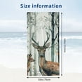 thumbnail image 3 of PHYHOO and Forest Beach Towels Happy Winter Holiday Blanket Or Towel Quick Dry Towel for Swimming Pool Camping Picnic 30x60in, 3 of 8