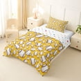 thumbnail image 3 of Erosebridal Yellow Volleyball Twin Comforter Sets 3-Piece for Kids Boys Girls,Teens Sport Gamer Bedding Set,Ultra Soft Home Decor, 3 of 6