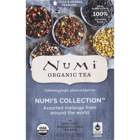 Numi sacs assortis Organic Tea Numi Collection de 18,0 CT